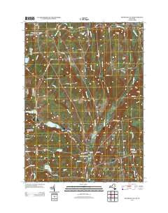 Smithville Flats New York Historical topographic map, 1:24000 scale, 7.5 X 7.5 Minute, Year 2013