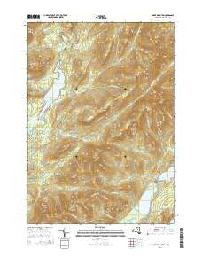 Snowy Mountain New York Current topographic map, 1:24000 scale, 7.5 X 7.5 Minute, Year 2016