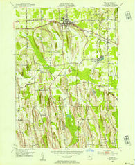 Sodus New York Historical topographic map, 1:24000 scale, 7.5 X 7.5 Minute, Year 1952