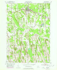 Sodus New York Historical topographic map, 1:24000 scale, 7.5 X 7.5 Minute, Year 1952