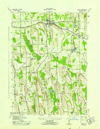 Sodus New York Historical topographic map, 1:31680 scale, 7.5 X 7.5 Minute, Year 1943