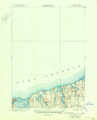 Sodus Bay New York Historical topographic map, 1:62500 scale, 15 X 15 Minute, Year 1902