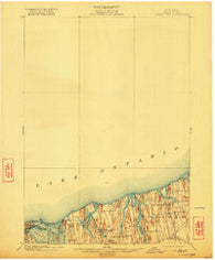 Sodus Bay New York Historical topographic map, 1:62500 scale, 15 X 15 Minute, Year 1902