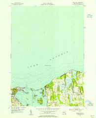Sodus Point New York Historical topographic map, 1:24000 scale, 7.5 X 7.5 Minute, Year 1953