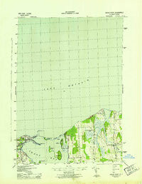 Sodus Point New York Historical topographic map, 1:31680 scale, 7.5 X 7.5 Minute, Year 1943
