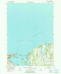 Sodus Point New York Historical topographic map, 1:24000 scale, 7.5 X 7.5 Minute, Year 1953