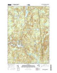 Soft Maple Reservoir New York Current topographic map, 1:24000 scale, 7.5 X 7.5 Minute, Year 2016