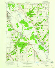 Sonyea New York Historical topographic map, 1:24000 scale, 7.5 X 7.5 Minute, Year 1943