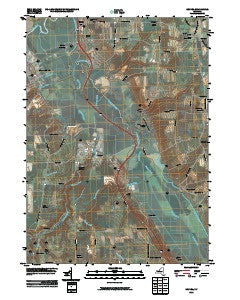 Sonyea New York Historical topographic map, 1:24000 scale, 7.5 X 7.5 Minute, Year 2010