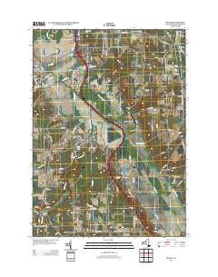 Sonyea New York Historical topographic map, 1:24000 scale, 7.5 X 7.5 Minute, Year 2013