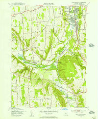 South Onondaga New York Historical topographic map, 1:24000 scale, 7.5 X 7.5 Minute, Year 1955