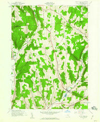 South Ostelic New York Historical topographic map, 1:24000 scale, 7.5 X 7.5 Minute, Year 1943