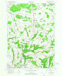South Trenton New York Historical topographic map, 1:24000 scale, 7.5 X 7.5 Minute, Year 1955