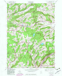 South Valley New York Historical topographic map, 1:24000 scale, 7.5 X 7.5 Minute, Year 1943