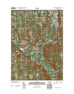 South Onondaga New York Historical topographic map, 1:24000 scale, 7.5 X 7.5 Minute, Year 2013