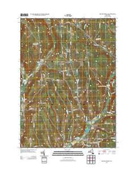 South Otselic New York Historical topographic map, 1:24000 scale, 7.5 X 7.5 Minute, Year 2013