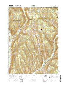 South Otselic New York Current topographic map, 1:24000 scale, 7.5 X 7.5 Minute, Year 2016