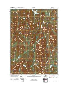 South Pond Mountain New York Historical topographic map, 1:24000 scale, 7.5 X 7.5 Minute, Year 2013