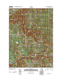 South Ripley New York Historical topographic map, 1:24000 scale, 7.5 X 7.5 Minute, Year 2013
