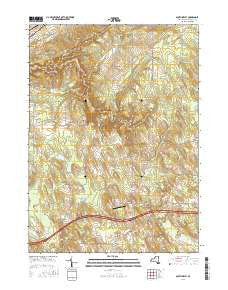 South Ripley New York Current topographic map, 1:24000 scale, 7.5 X 7.5 Minute, Year 2016