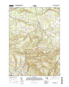 South Trenton New York Current topographic map, 1:24000 scale, 7.5 X 7.5 Minute, Year 2016