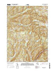 South Valley New York Current topographic map, 1:24000 scale, 7.5 X 7.5 Minute, Year 2016