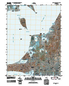 Southampton New York Historical topographic map, 1:24000 scale, 7.5 X 7.5 Minute, Year 2010