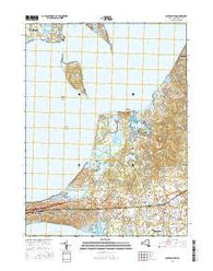 Southampton New York Current topographic map, 1:24000 scale, 7.5 X 7.5 Minute, Year 2016