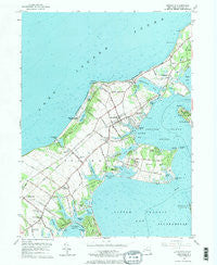 Southold New York Historical topographic map, 1:24000 scale, 7.5 X 7.5 Minute, Year 1956