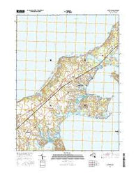 Southold New York Current topographic map, 1:24000 scale, 7.5 X 7.5 Minute, Year 2016