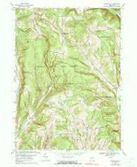 Speedsville New York Historical topographic map, 1:24000 scale, 7.5 X 7.5 Minute, Year 1969