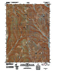 Speedsville New York Historical topographic map, 1:24000 scale, 7.5 X 7.5 Minute, Year 2010