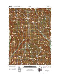 Speedsville New York Historical topographic map, 1:24000 scale, 7.5 X 7.5 Minute, Year 2013