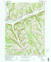 Spencer New York Historical topographic map, 1:24000 scale, 7.5 X 7.5 Minute, Year 1969