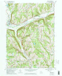 Spencer New York Historical topographic map, 1:24000 scale, 7.5 X 7.5 Minute, Year 1969