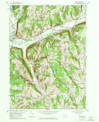 Spencer New York Historical topographic map, 1:24000 scale, 7.5 X 7.5 Minute, Year 1969