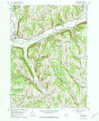Spencer New York Historical topographic map, 1:24000 scale, 7.5 X 7.5 Minute, Year 1969