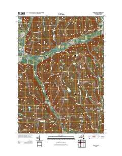 Spencer New York Historical topographic map, 1:24000 scale, 7.5 X 7.5 Minute, Year 2013