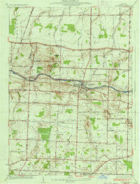 Spencerport New York Historical topographic map, 1:24000 scale, 7.5 X 7.5 Minute, Year 1934