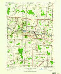 Spencerport New York Historical topographic map, 1:24000 scale, 7.5 X 7.5 Minute, Year 1952