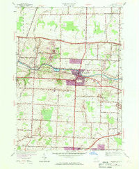 Spencerport New York Historical topographic map, 1:24000 scale, 7.5 X 7.5 Minute, Year 1952