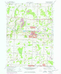 Spencerport New York Historical topographic map, 1:24000 scale, 7.5 X 7.5 Minute, Year 1971