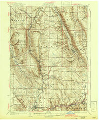 Springville New York Historical topographic map, 1:62500 scale, 15 X 15 Minute, Year 1925