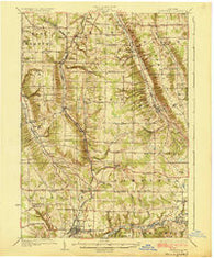 Springville New York Historical topographic map, 1:62500 scale, 15 X 15 Minute, Year 1925