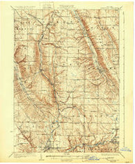 Springville New York Historical topographic map, 1:62500 scale, 15 X 15 Minute, Year 1925