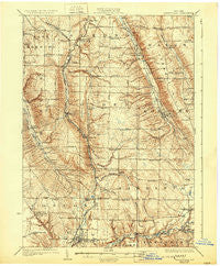 Springville New York Historical topographic map, 1:62500 scale, 15 X 15 Minute, Year 1925