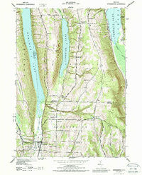 Springwater New York Historical topographic map, 1:24000 scale, 7.5 X 7.5 Minute, Year 1942