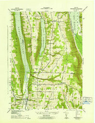 Springwater New York Historical topographic map, 1:31680 scale, 7.5 X 7.5 Minute, Year 1942