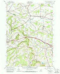 Sprout Brook New York Historical topographic map, 1:24000 scale, 7.5 X 7.5 Minute, Year 1943
