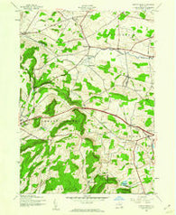 Sprout Brook New York Historical topographic map, 1:24000 scale, 7.5 X 7.5 Minute, Year 1943